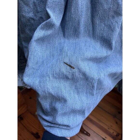 Vintage Route 66 Men XL Shirt Button Down Denim Original Blue 90s Western - Picture 5 of 8